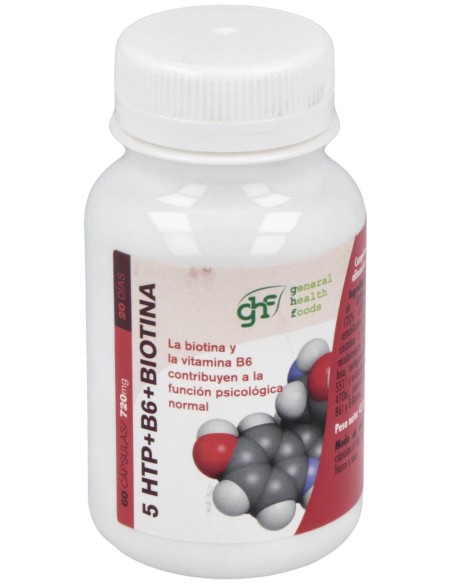 Triptofano 5Htp+B6 60Cap.