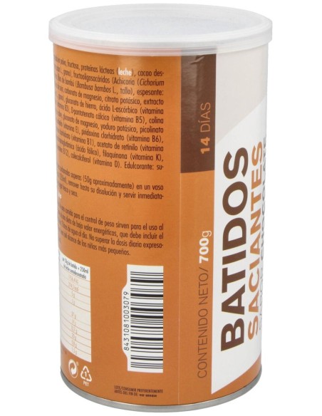 Batido Control De Peso Sabor Chocolate 700Gr.