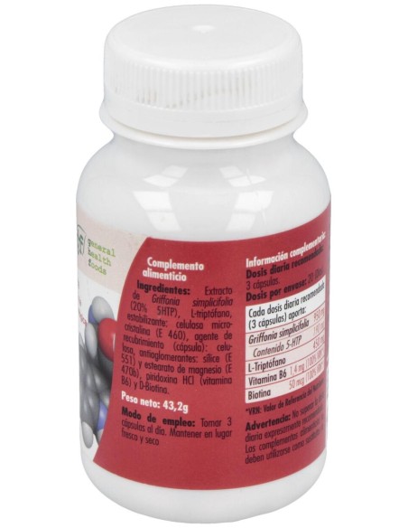 Triptofano 5Htp+B6 60Cap.
