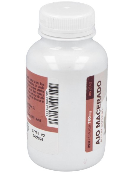 Ghf Ajo Macerado 700Mg 220 Perlas