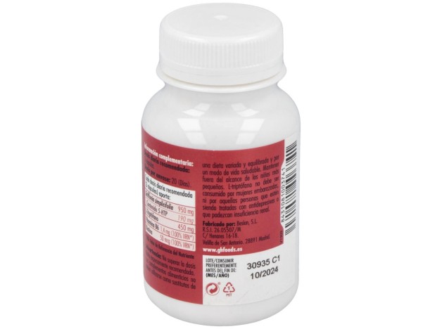 Triptofano 5Htp+B6 60Cap.