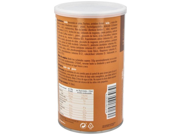 Batido Control De Peso Sabor Chocolate 700Gr.