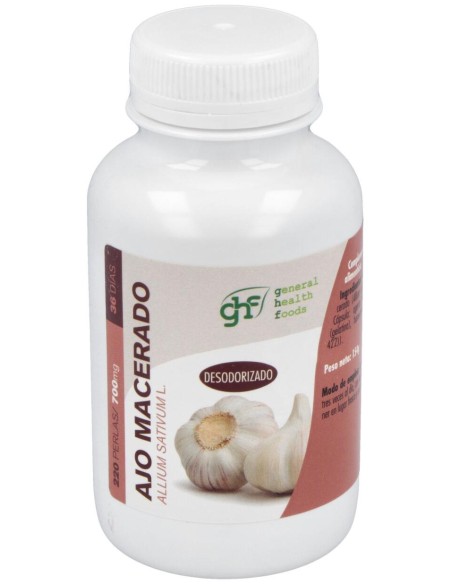 Ghf Ajo Macerado 700Mg 220 Perlas