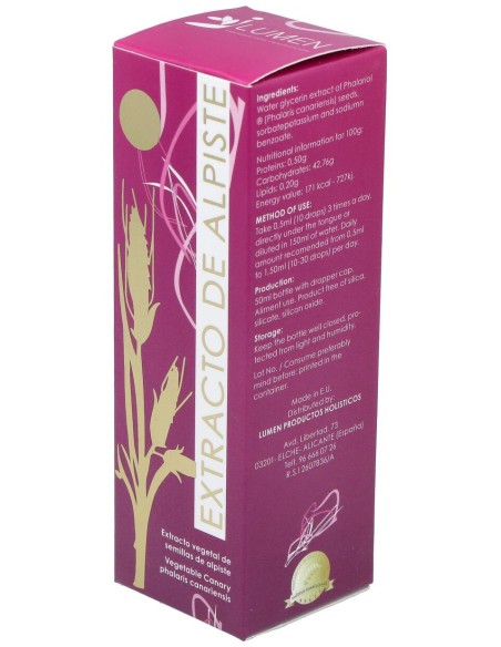 Extracto De Alpiste 50Ml.