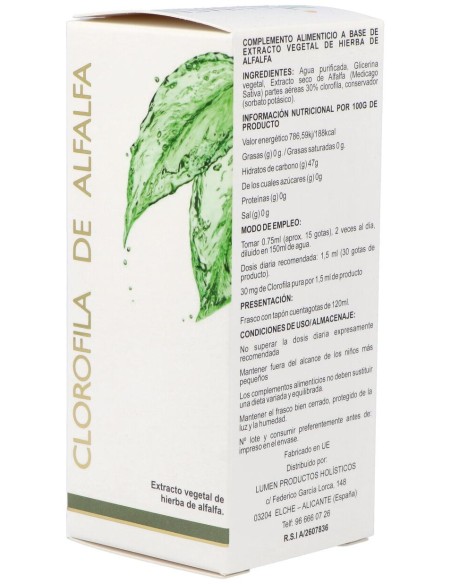 Lumen Clorofila De Alfalfa 120Ml