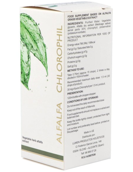 Lumen Clorofila De Alfalfa 120Ml