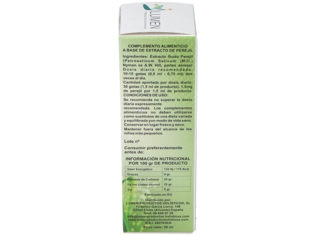 Lumen Extracto De Perejil 50Ml