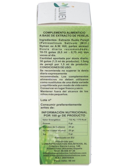 Lumen Extracto De Perejil 50Ml