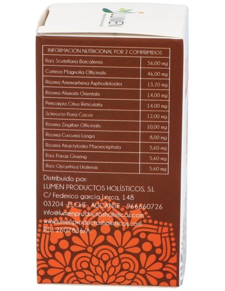 Lumen Fitorient Elimina H.C.-2 Humedad-Calor En Digestivo 60Comp