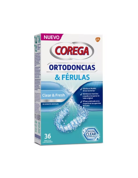 Corega Ortodoncias & Ferulas 36 Tabletas