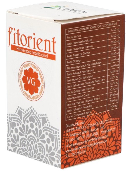 Lumen Fitorient Vg Vacioglobal 60Comp