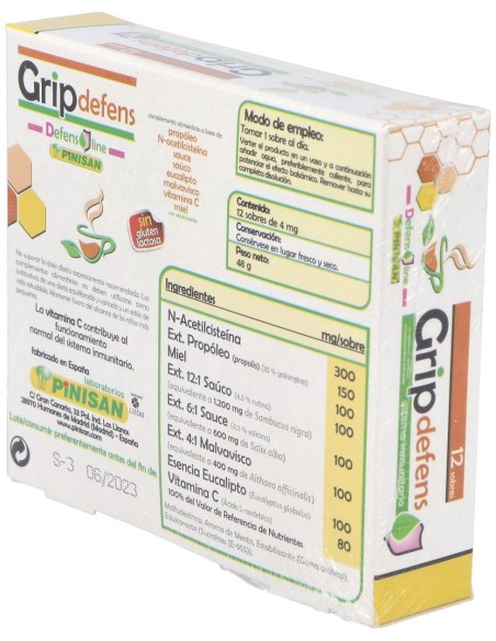 Pinisan Grip Defens  12 Sobres