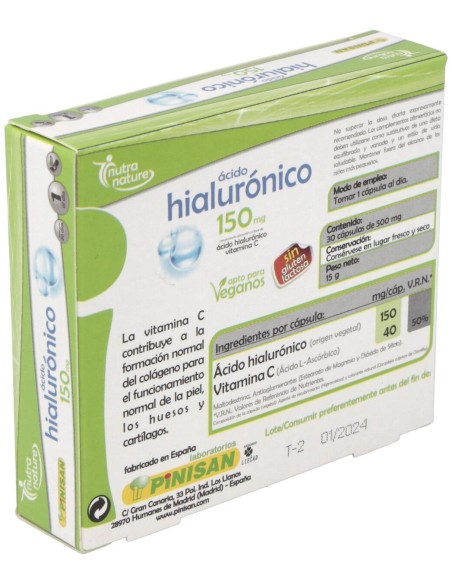 Pinisan Nutranature Acido Hialuronico 30Caps