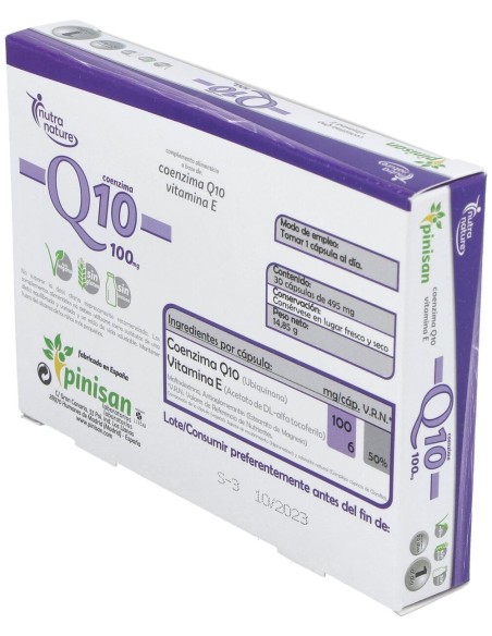 Pinisan Nutranature Q10 100Mg 30Caps