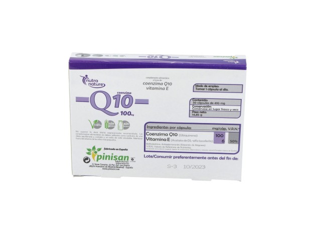 Pinisan Nutranature Q10 100Mg 30Caps