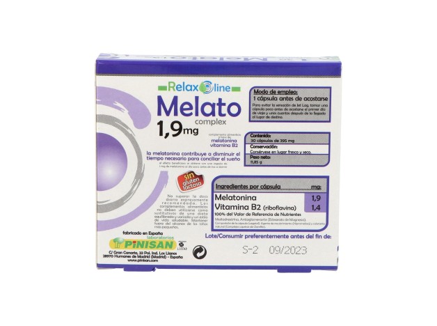 Relax Line Melato 1,9Mg. 30Cap.