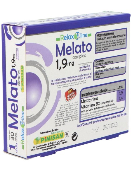 Relax Line Melato 1,9Mg. 30Cap.