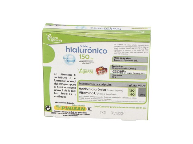 Pinisan Nutranature Acido Hialuronico 30Caps