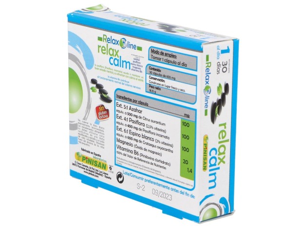 Relaxline - Relaxcalm - Pinisan - 30 Cápsulas