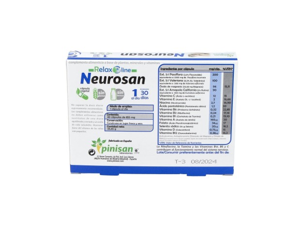 Pinisan Neurosan Plus 30Cáps