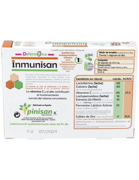 Pinisan Inmunisan 30Cáps