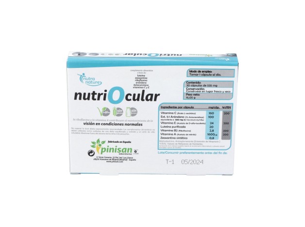 Pinisan Nutriocular 30Cáps