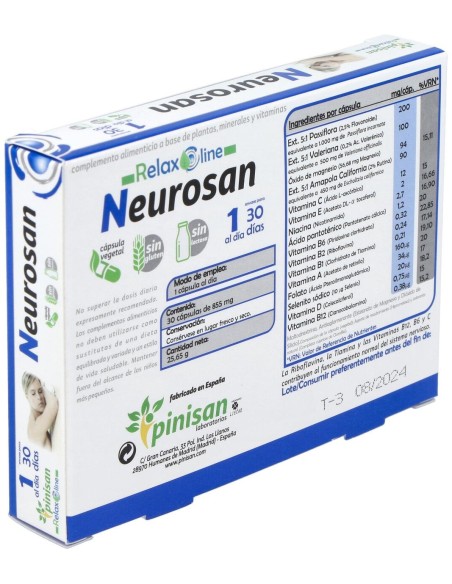 Pinisan Neurosan Plus 30Cáps