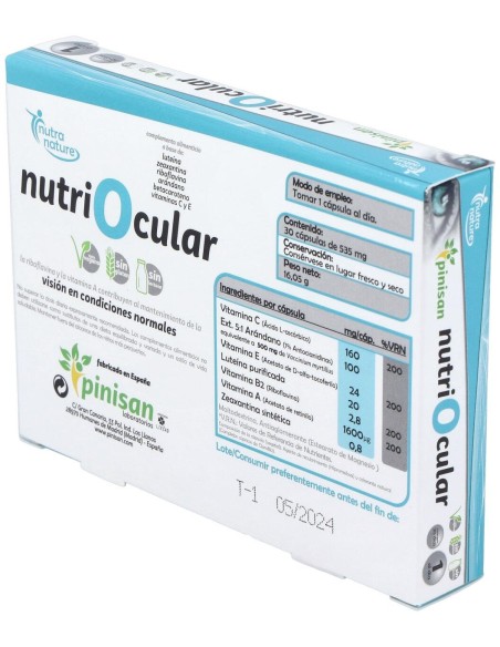 Pinisan Nutriocular 30Cáps