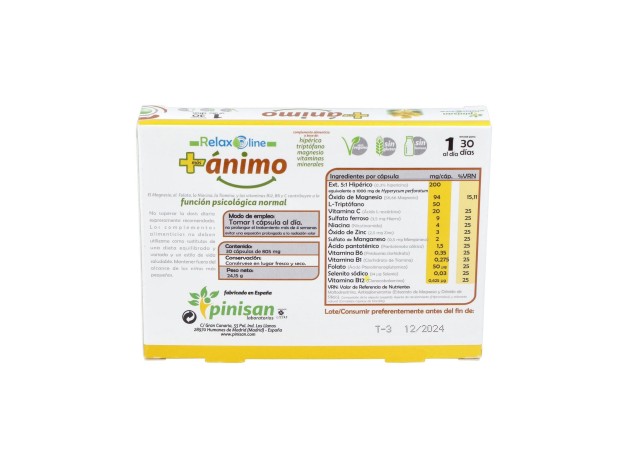 Pinisan Más Ánimo 30Cáps