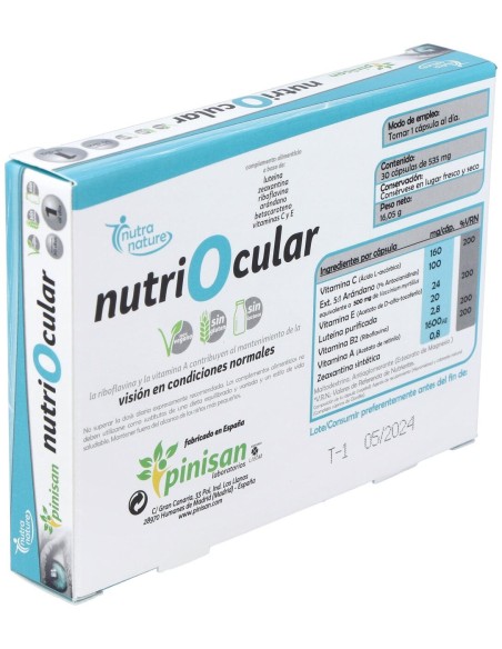 Pinisan Nutriocular 30Cáps