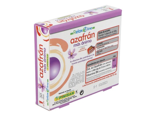 Relax Line Azafran Mas Animo 30Cap.