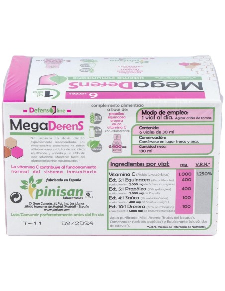 Pinisan Mega Defens 6 Vialesx30Ml