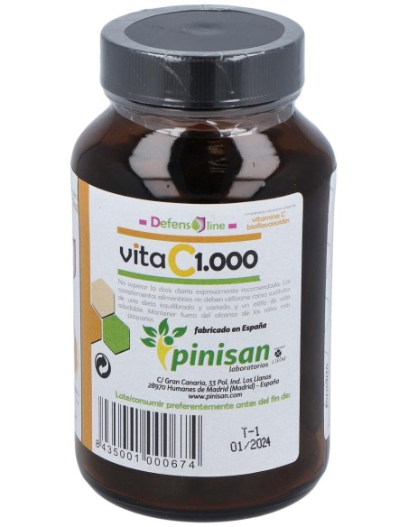 Vitamina C 1000Mg Bioflavonoides 90Cap.