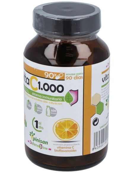Vitamina C 1000Mg Bioflavonoides 90Cap.