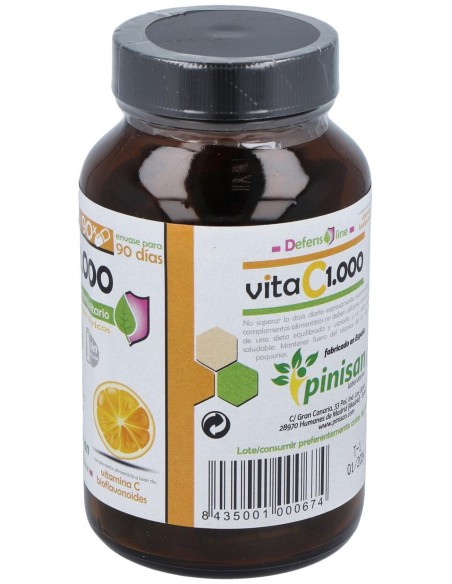 Vitamina C 1000Mg Bioflavonoides 90Cap.