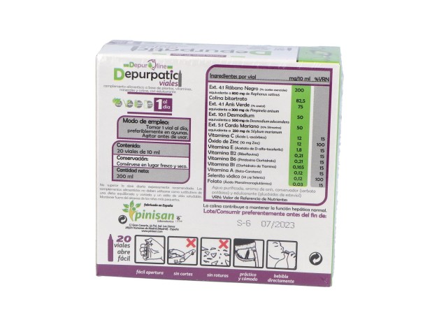 Depurpatic Unicadose 20Viales