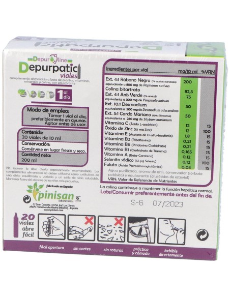 Depurpatic Unicadose 20Viales
