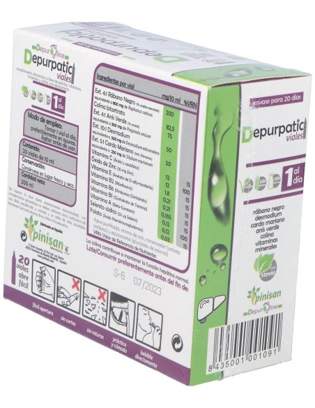 Depurpatic Unicadose 20Viales