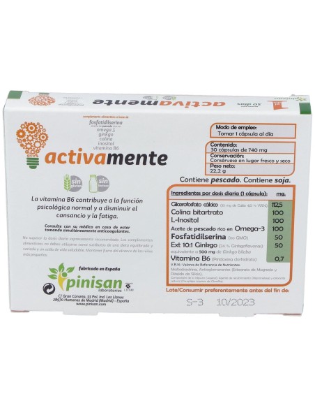 Pinisan Activamente 30Cáps