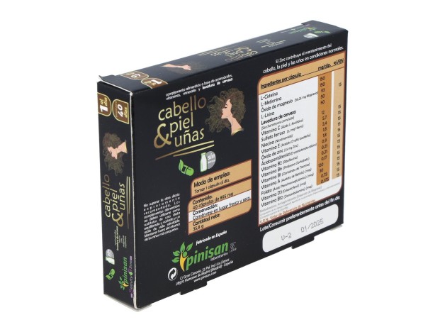 Pinisan Cabello_ Piel Y Uñas 40Cáps