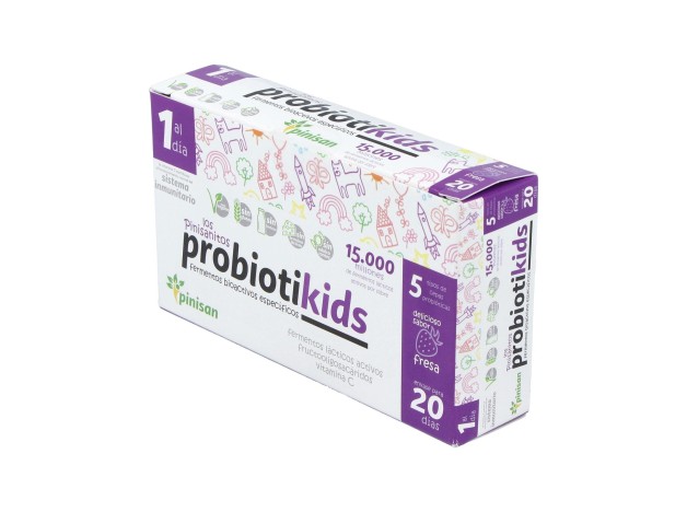 Pinisan Probiotikids Sabor Fresa 20 Sobres