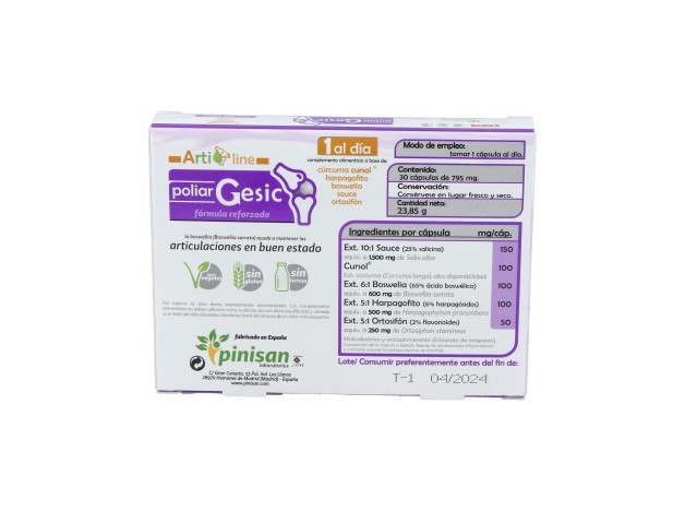 Poliar Gesic Artiline 30Cap.