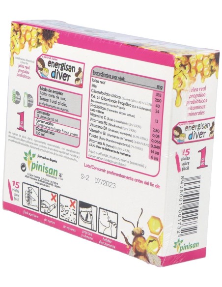 Pinisan Energisan Diver 15Uds