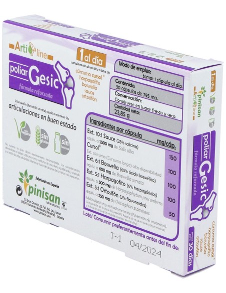 Poliar Gesic Artiline 30Cap.