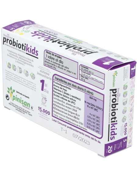 Pinisan Probiotikids Sabor Fresa 20 Sobres