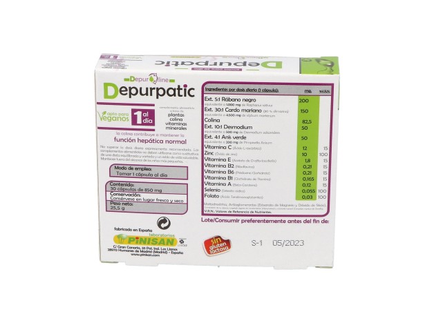 Pinisan Depurpatic 30 Cap