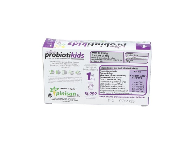 Pinisan Probiotikids Sabor Fresa 20 Sobres