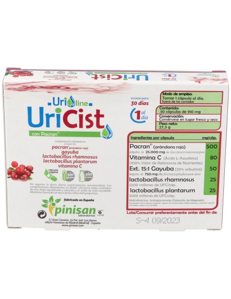 Pinisan Uricist 30Caps