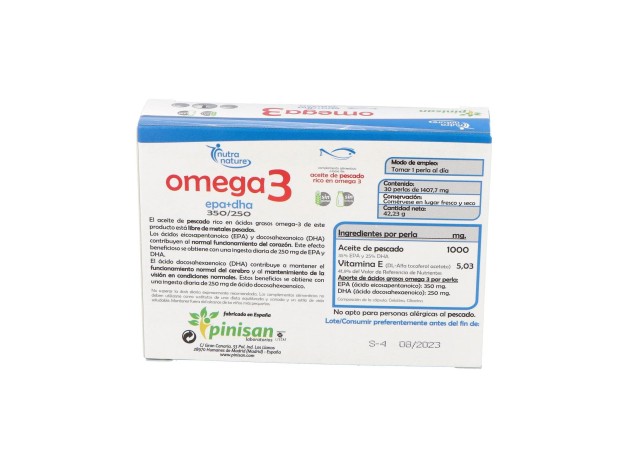 Pinisan Omega 3 30 Perlas