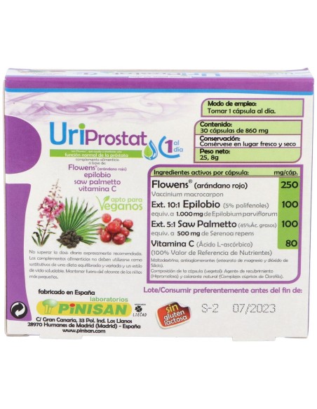 Pinisan Uriprostat 30Caps